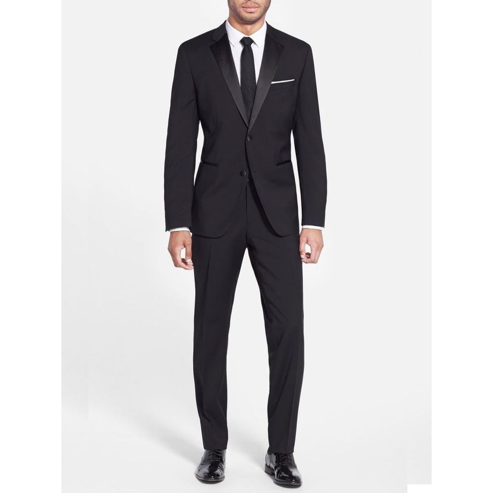 SETELAN BLAZER PRIA ELEGANT SLIMFIT 4IN1 - NEW MAX BANNING BLACK ORIGINAL NIKAYU TWIST