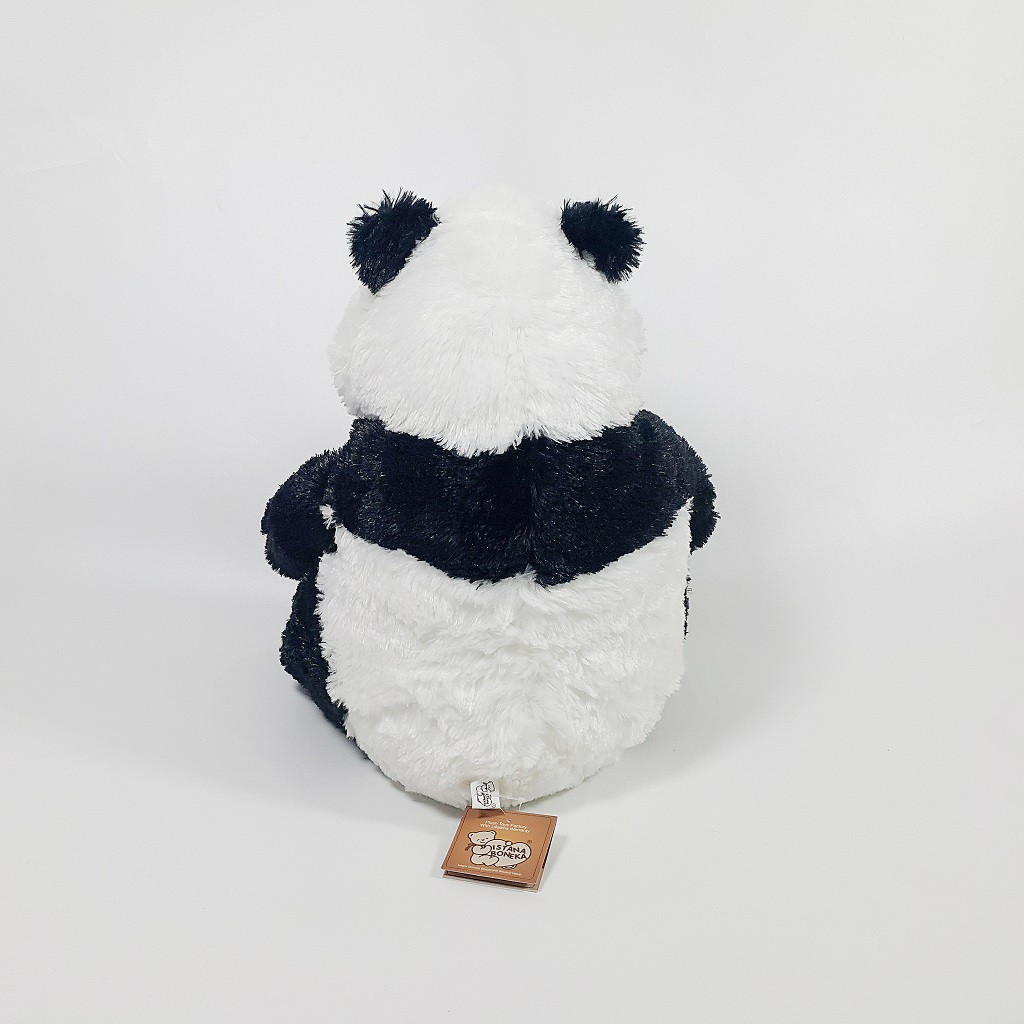 Boneka Panda ISTANA BONEKA Panda Bamboo besar lucu bear panda besar empuk fluffy kiki miu bambu plush black white we bear