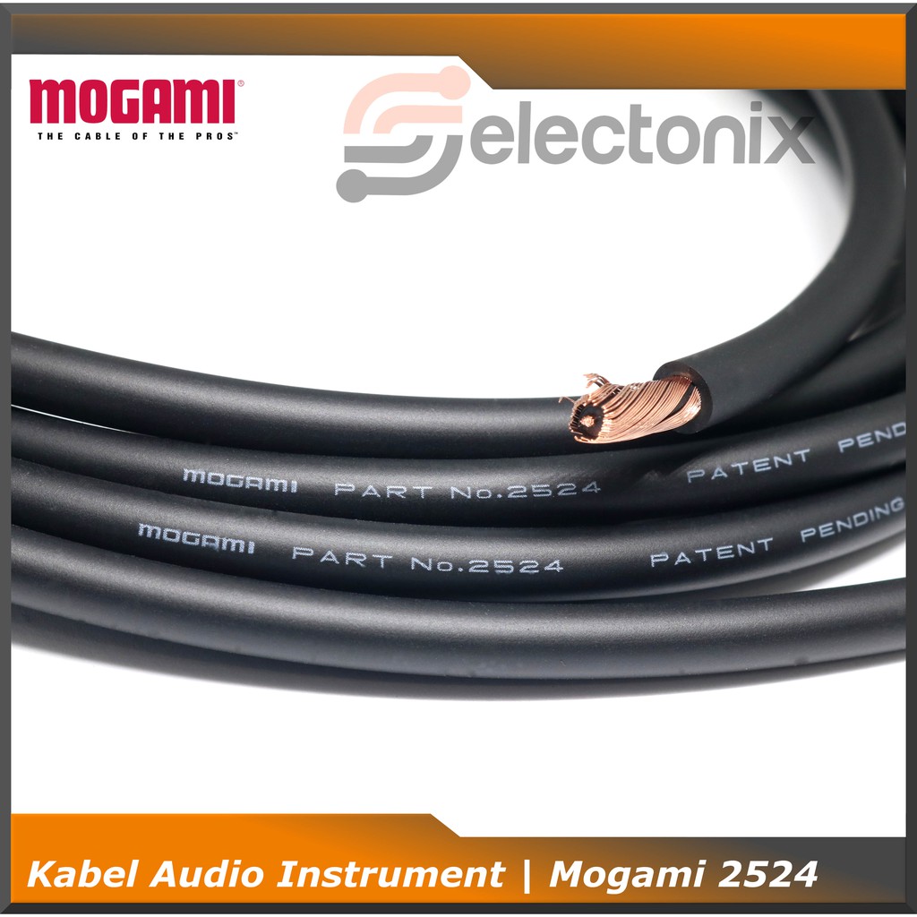 Kabel Audio Instrument Unbalanced Mogami 2524 [100m]