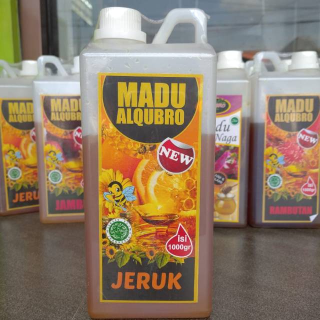 

01-Madu Murni Alqubro 1kg nektar jeruk