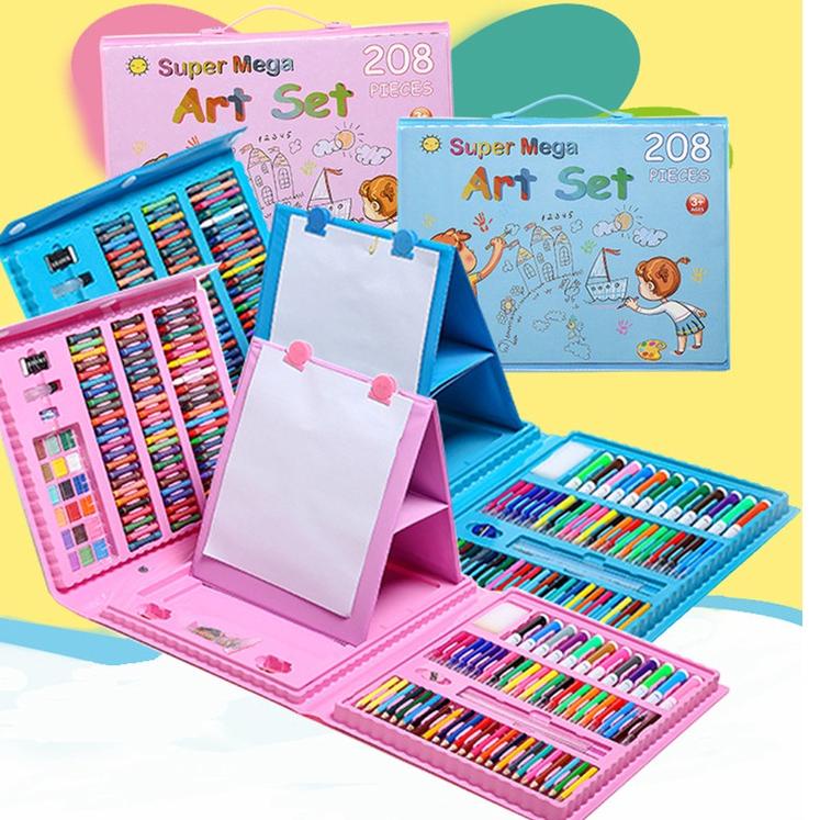 

Limited - ART SET 208 PENSIL WARNA Crayon set 208pcs - Crayon Mewarnai - 208 Warna - Pensil Krayon Alat Menggambar atau Mewarnai Hadiah anak-anak