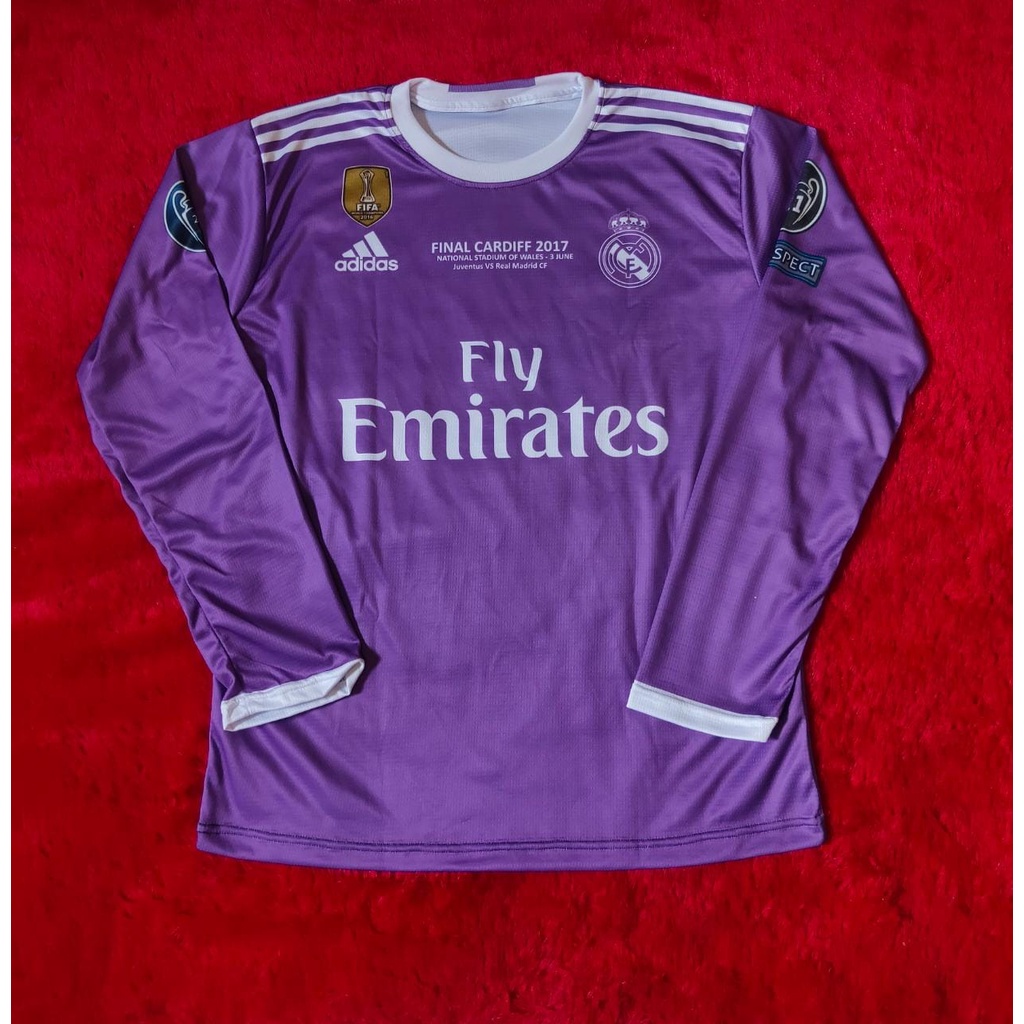JERSEY REAL MADRID 2017 FINAL UCL FULL PRINTING