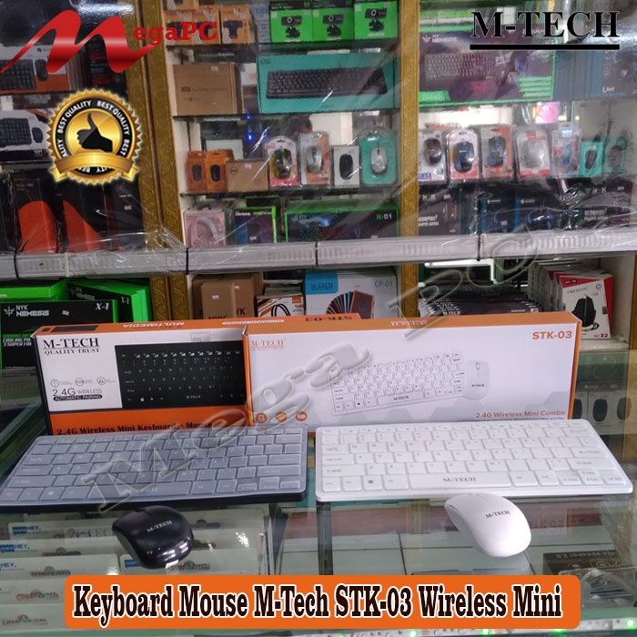 Keyboard Mouse M-Tech STK-03 Wireless Mini