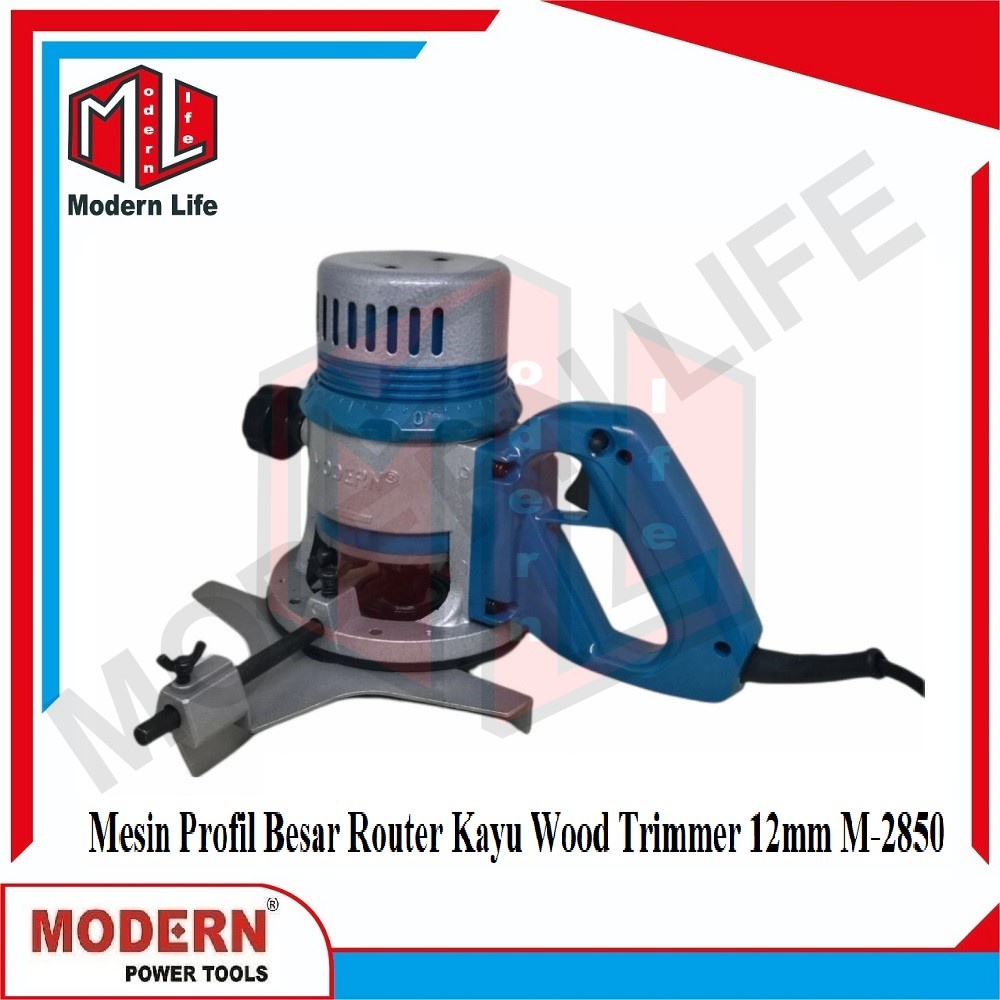 Mesin Profil Besar Router Kayu Wood Trimmer 12mm M-2850 Modern M2850