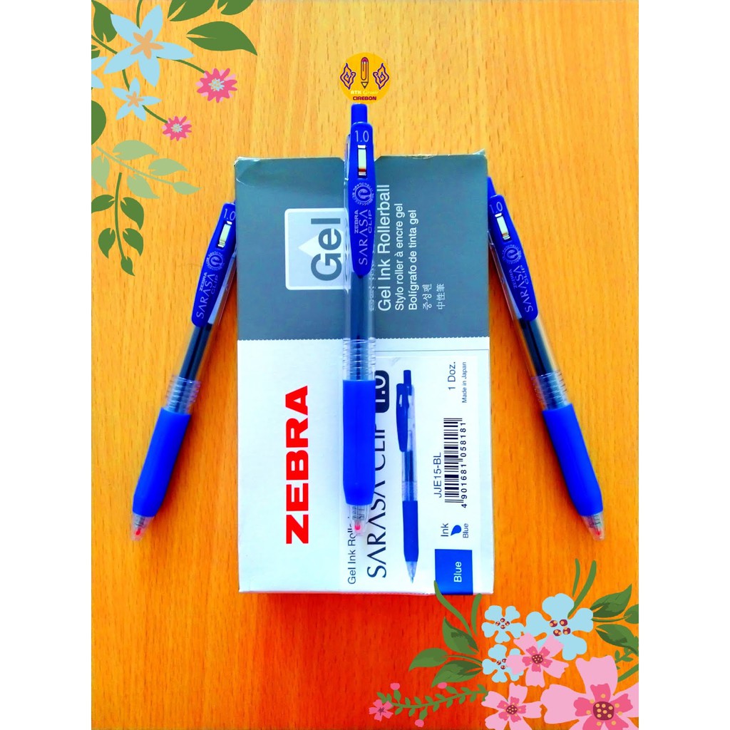 

Pulpen Gel Cetrek Zebra Sarasa Clip Gel Ink Biru 1,0 mm
