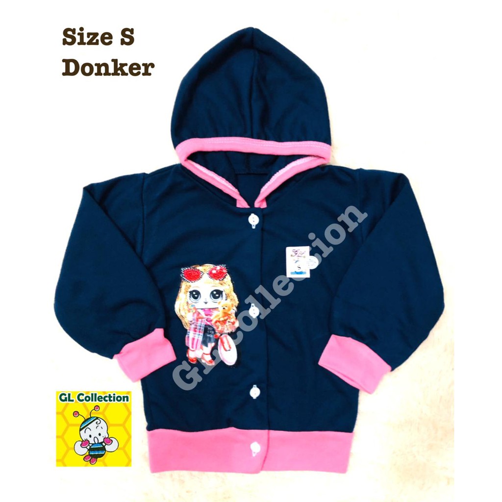 OBRAL! JAKET ANAK SIZE S M L 6BULAN-3TAHUN LAMPU LED LOL