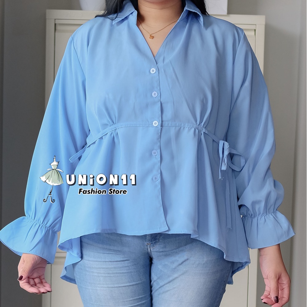 UNION11 - ATASAN JUMBO WANITA LD 120 / BAJU JUMBO WANITA / BAJU KERJA WANITA BIGSIZE / BLOUSE JUMBO WANITA / ATASAN JUMBO XXXL WANITA OXANA