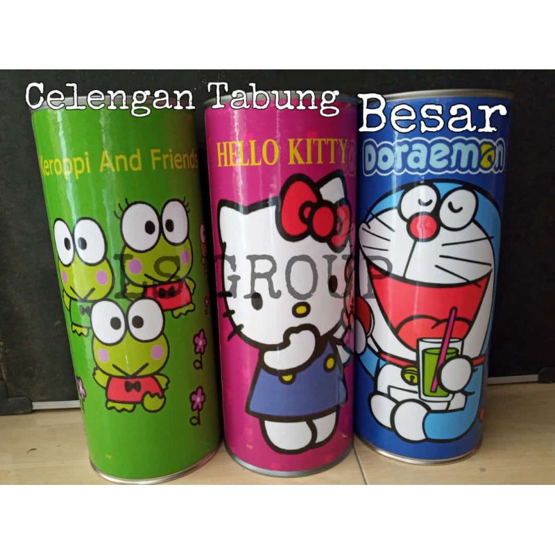 celengan karakter doraemon- helokity-keropi jumbo xxxl termurah