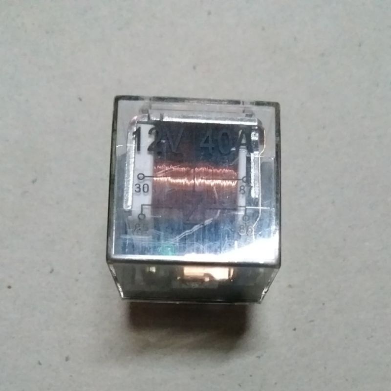 relay lampu klakson motor mobil 5 kaki pin