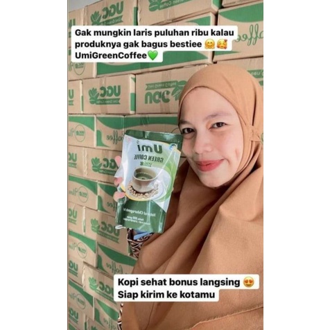

umi green coffee pelangsing herbal