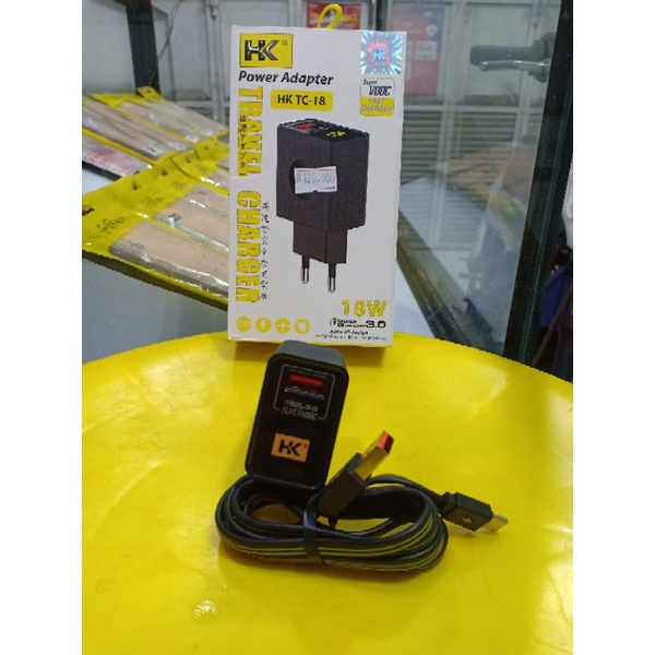 cas,charger HK TC-18 TIPE-C, super VOOC FAST CHARGER