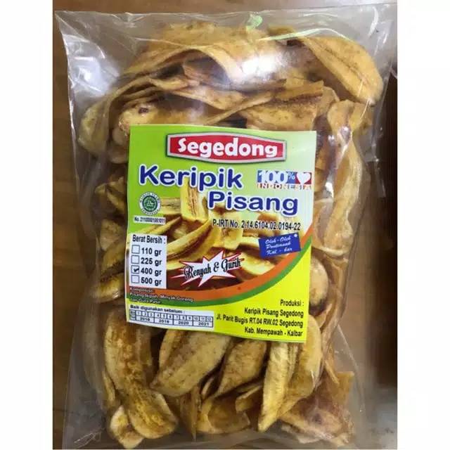 

Kripik pisang gurih/ Kripik pisang segedong 350 gram / oleh oleh kalimantan