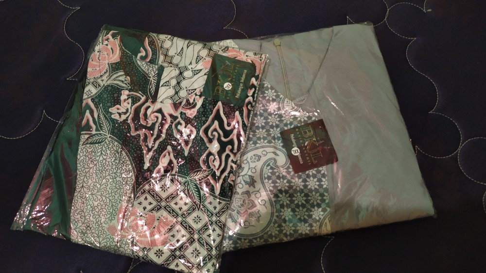 Baju Batik Wanita Modern Monalis Koa Genes M,l,xl Asli Pekalongan