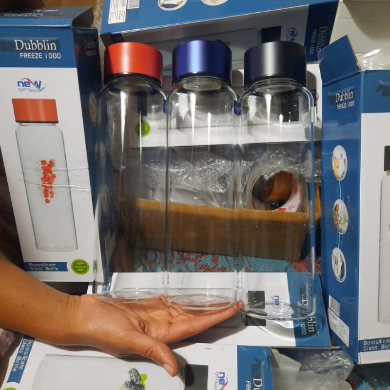 botol ginseng kaca 1 liter