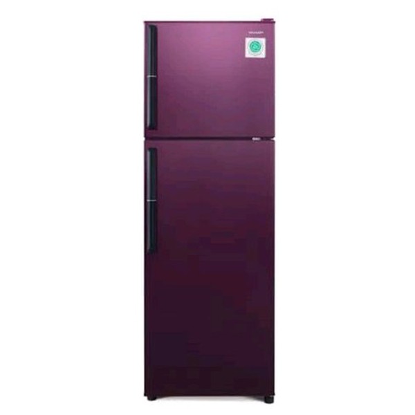 SHARP SJ 326 GC SR / RED KULKAS LEMARI ES 2 PINTU 256 LITER / SJ326GCSR