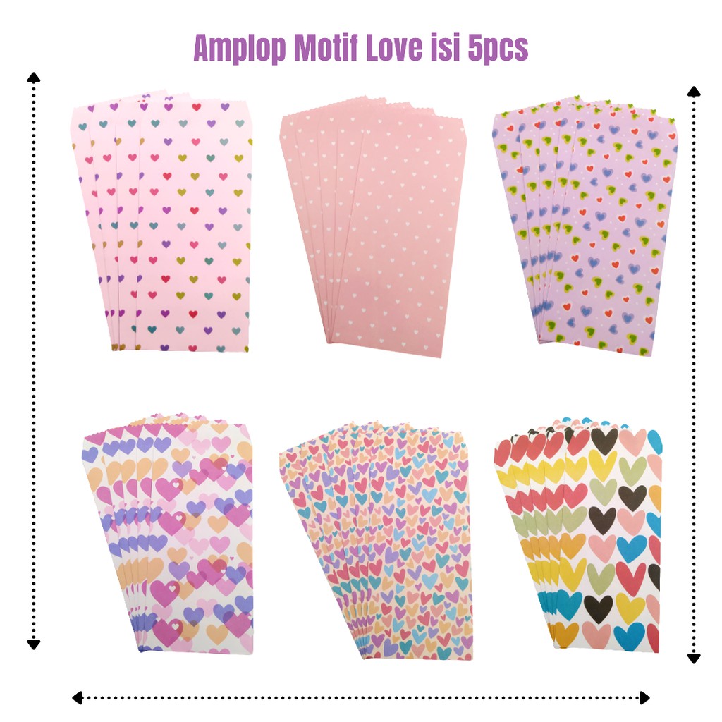 

Amplop Fancy Impor F2038 Love Pastel (18 x 8,5 Cm) Amplop Lebaran Angpao SHESB – Satuan