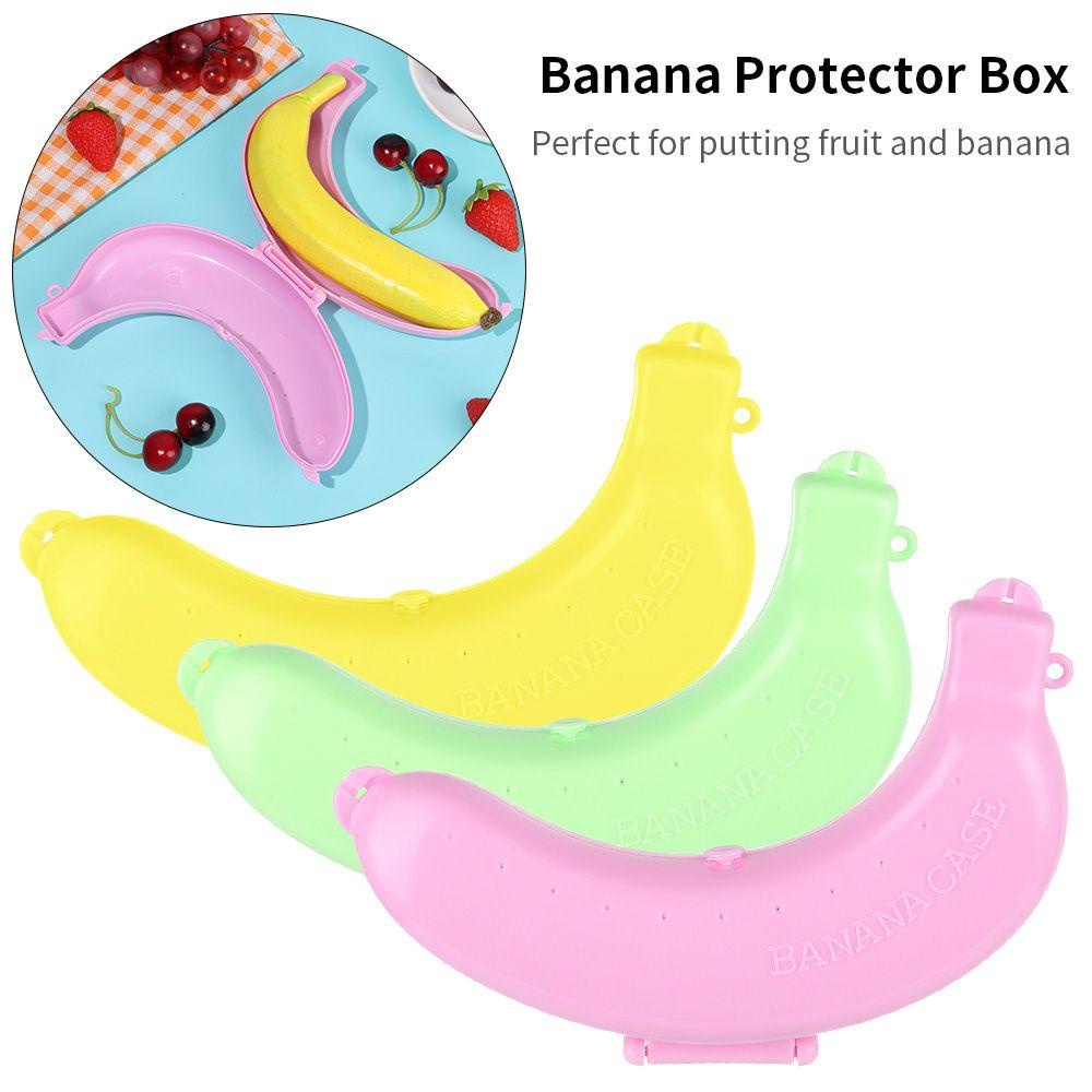 R-FLOWER Storage Box Lucu Outdoor Plastik Case Banana Protector Box