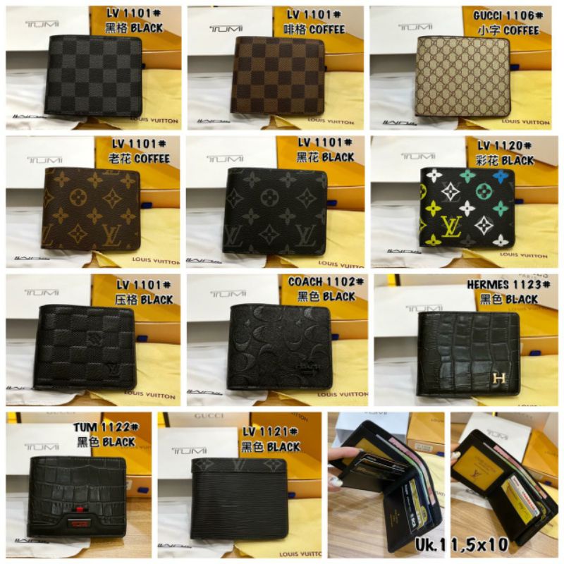 Dompet Lipat Pendek Pria Kode 110 FREE BOX