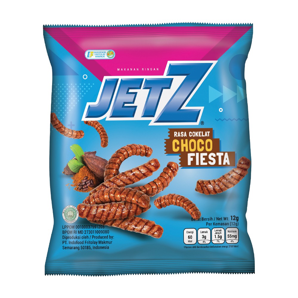 

Jetz Sweet Chocofiesta 12 Gr - 30 Pcs Promo Snack