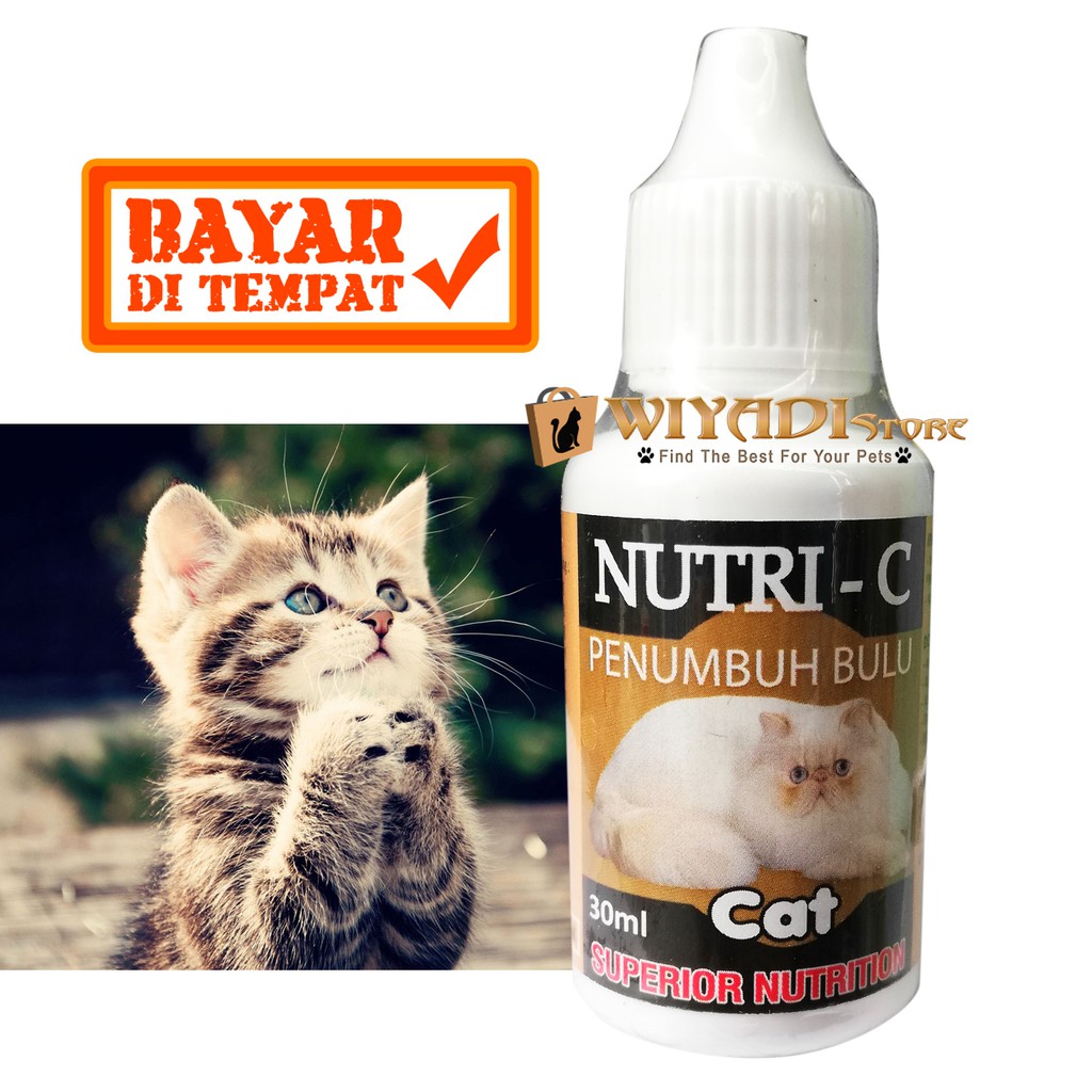 Nutri C - Vitamin Nutrisi Penumbuh Bulu Kucing yang Rontok