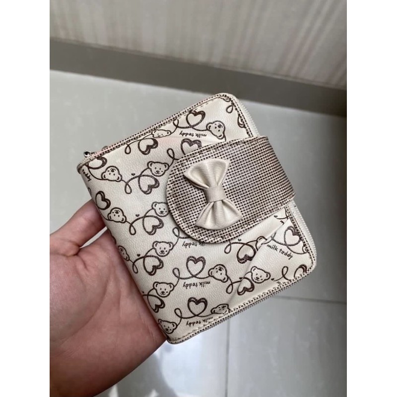 Milk Teddy Wallet