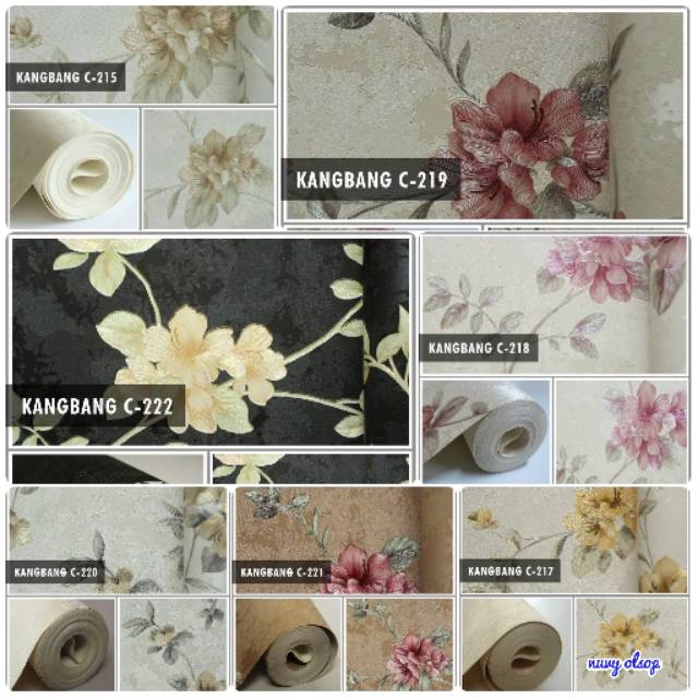 WALLPAPER DINDING BUNGA KECIL