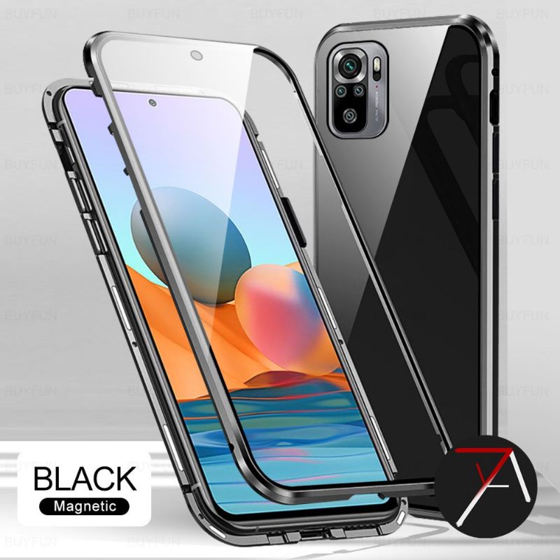 Xiaomi Redmi Note 10 Note10 Double Side Glass Magnetic Case Cover