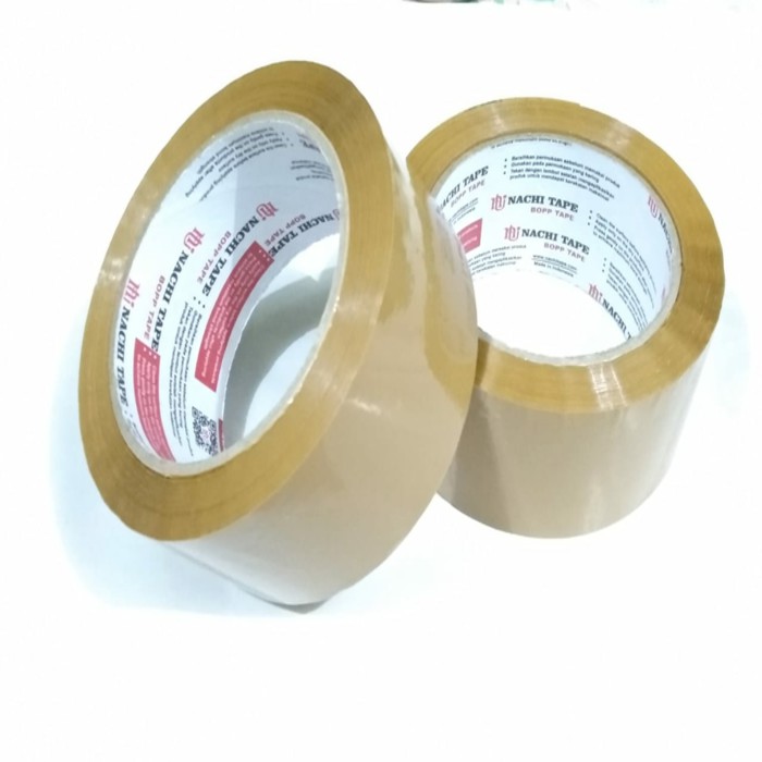 

ISOLASI / OPP TAPE NACHI COKLAT 48 MM (2")