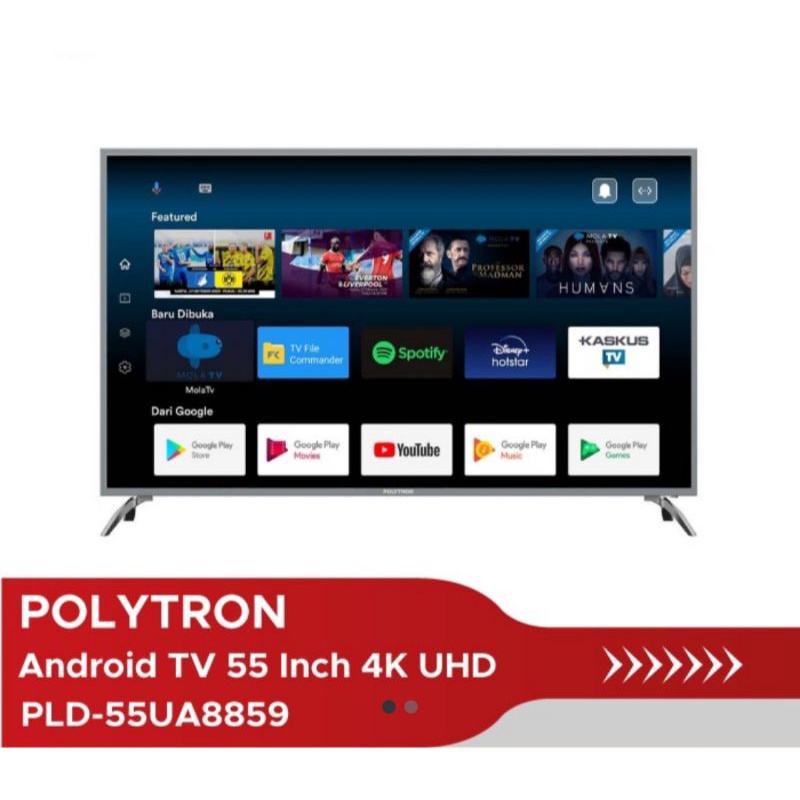 LED TV Polytron PLD55UV5920 4K UHD Smart TV