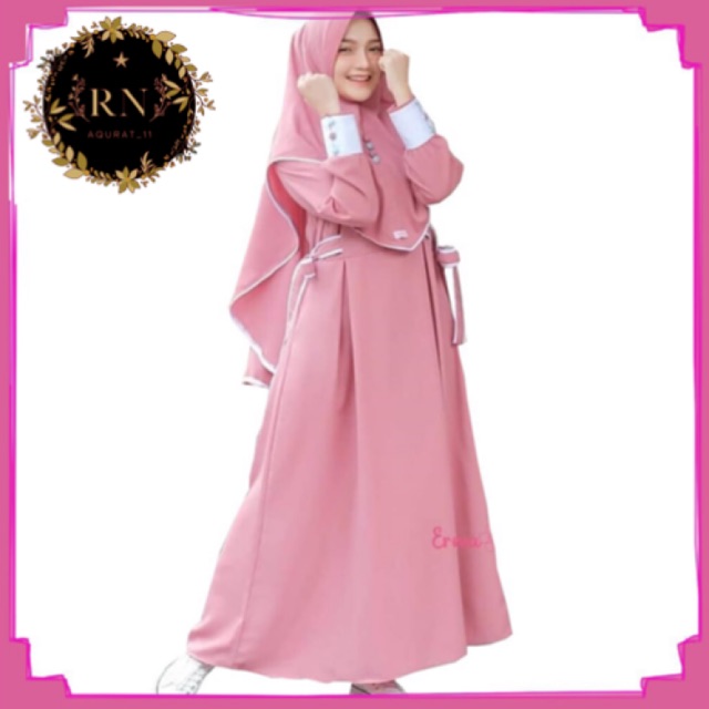 Gamis Syar'i Asdf- Nessa Syar'i AQ001- Gamis Termurah