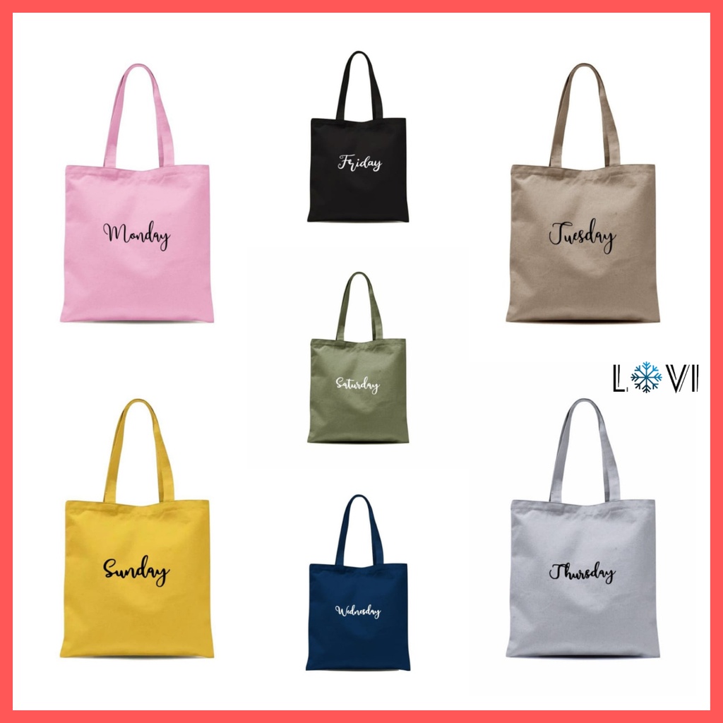 LOVI_ID - DAYS Tas Tote Totebag  Varian Warna