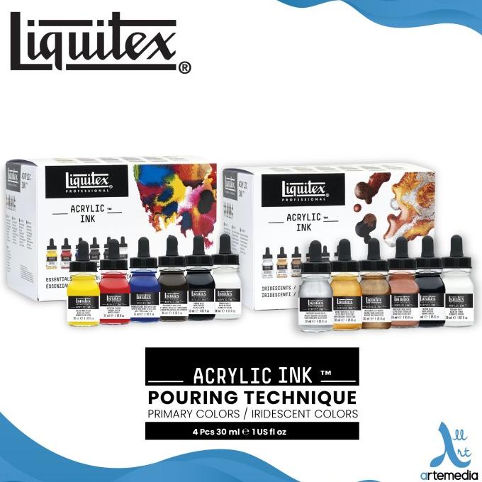 

Tinta Akrilik Liquitex Acrylic Ink Set 6x30ml Pigment Calligraphy Set ---READY---