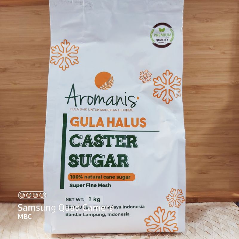 CASTER SUGAR 1 KG - GULA KASTOR/HALUS 1 KILO