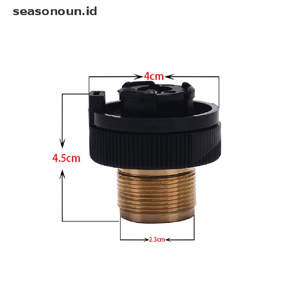 Adaptor Konverter Tabung Gas Isi Ulang Silinder Kepala Cartridge