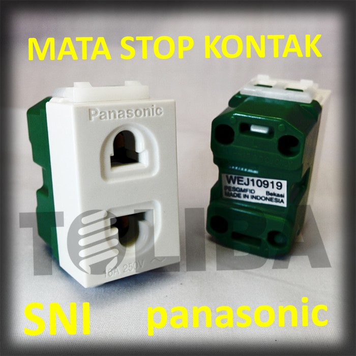 mata stopkontak stop kontak s/k universal panasonic wej10919 / stop kontak panasonic universal sni