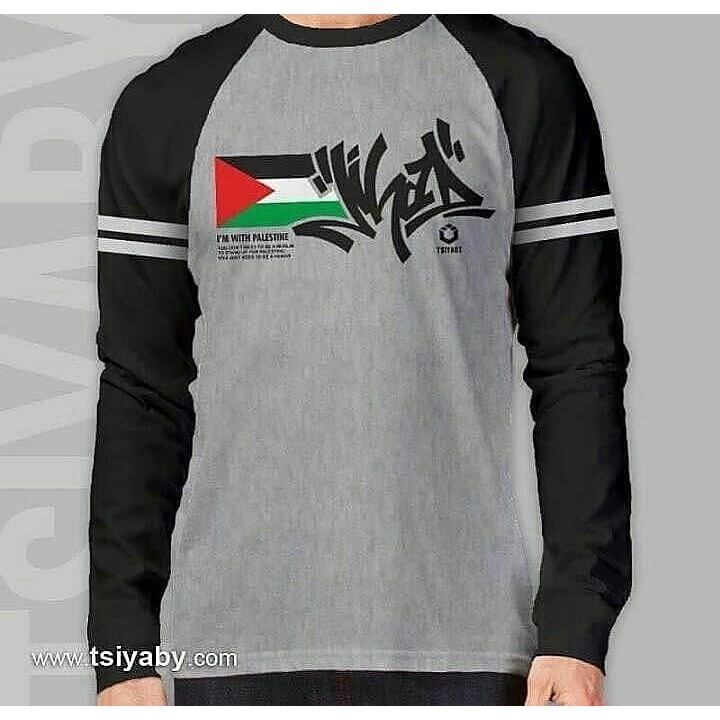  KAOS PALESTINA  ORIGINAL KAOS PALESTINA  IKHWAN MOTIF 