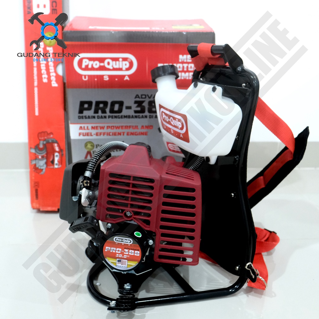 Mesin Potong Rumput PROQUIP PRO 388 2Tak / Brush Cutter Grass Gendong PRO QUIP PRO 388 2 Tak