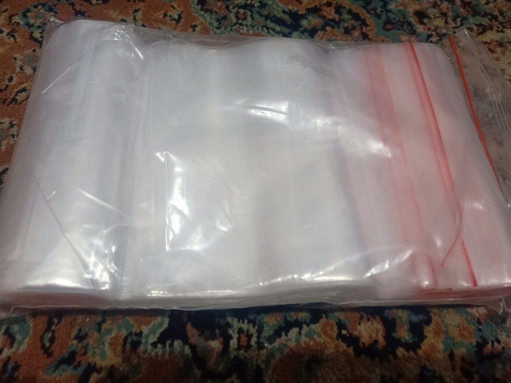 Pe Klip 13x20 Kantong Plastik Klip Bening Transparan Kemasan Obat Baju