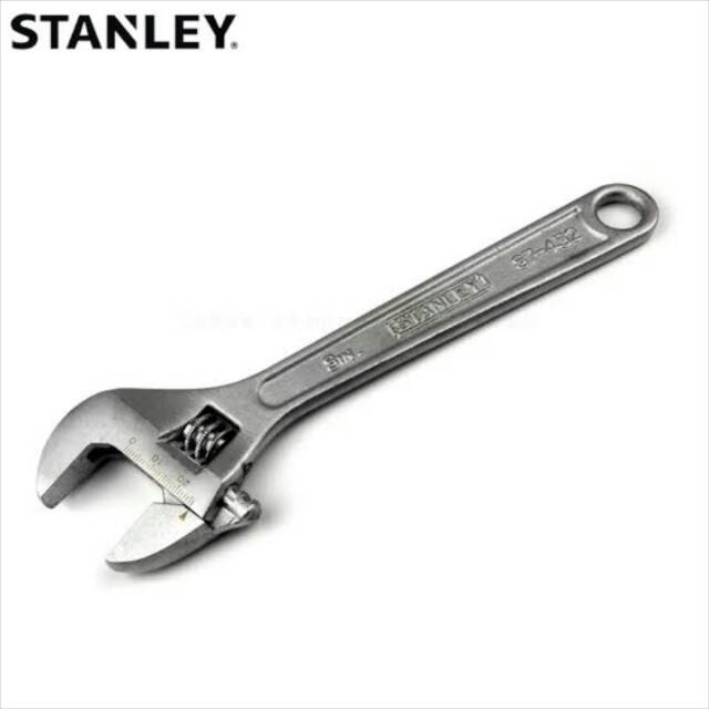 Kunci inggris Stanley 4" 
Stanley ( 87-430 ) Adjustable Wrench Stanley