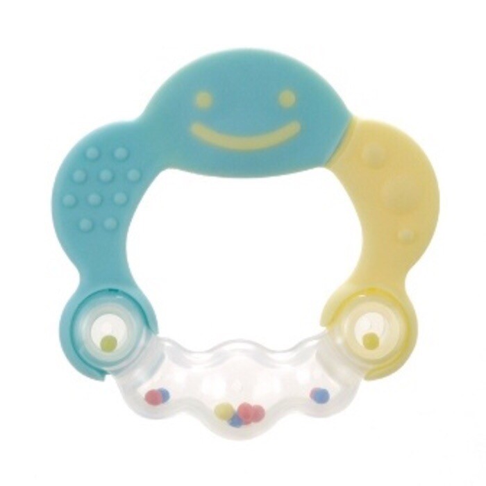 RICHELL Baby TEETHER / Mainan Gigitan Bayi + Case / Wadah Simpan