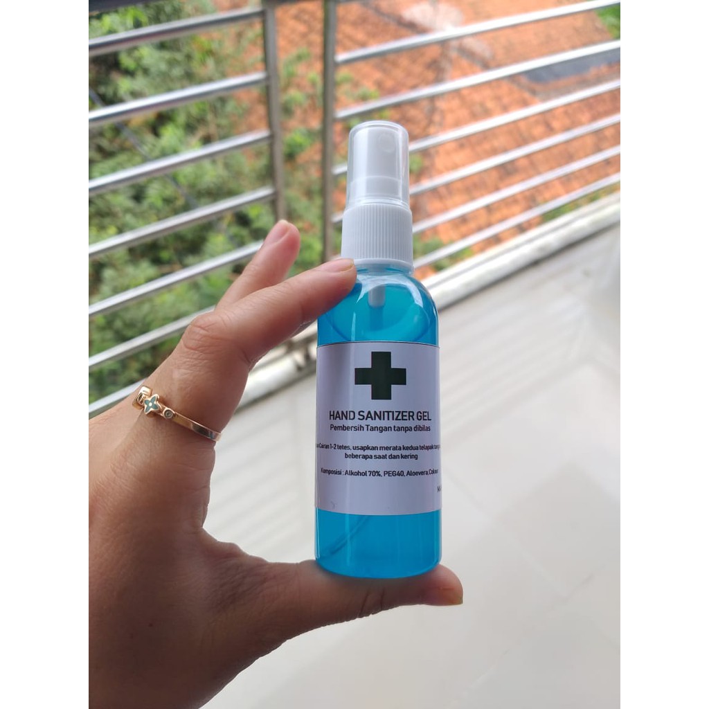 hand sanitizer ( pencuci tangan tanpa bilas )