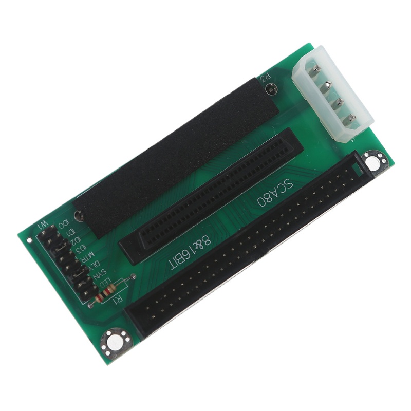 Btsg SCSI 80-pin, Ke 68-pin Ke 50-pin Adapter Card Transmit Data Untuk Mini PC