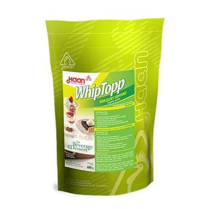 HAAN Whiptopp Beverage & Dessert 600 gr / Whip Cream Krim Bubuk / Toping kue / Topping