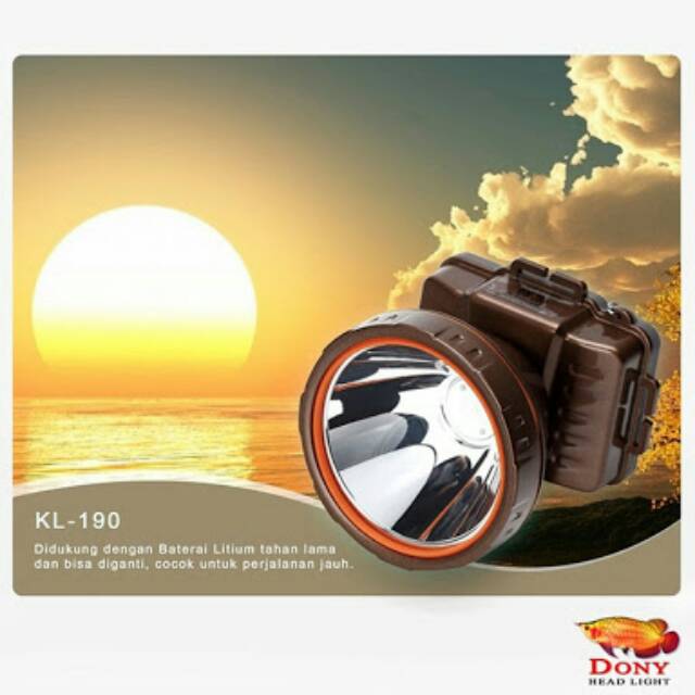 Senter Kepala Dony KL 190 - Senter Kepala  - Head Lamp