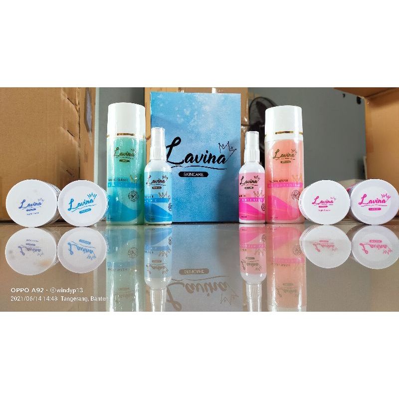 CREAM LAVINA SKINCARE ORIGINAL 100% GLOWING OBAT JERAWAT FLEK HITAM KUSAM BOPENG BPOM AMAN BUMIL