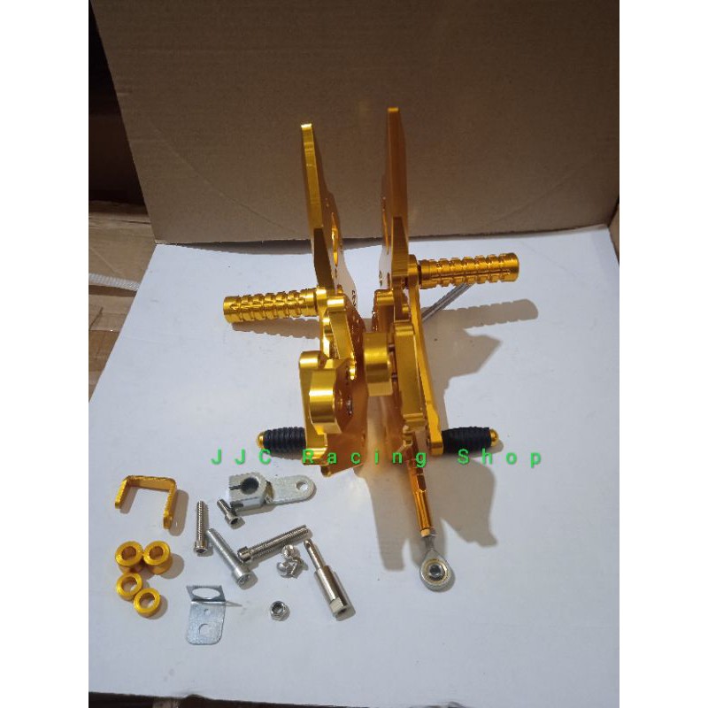 Footstep Underbone Yamaha Byson Full Cnc Full Gold