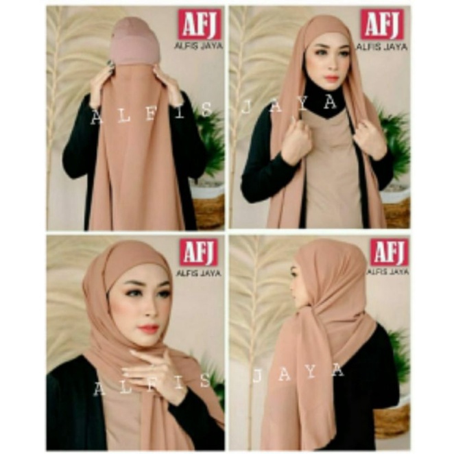 Pashmina Inner 3in1 Ceruty Babydoll Premium