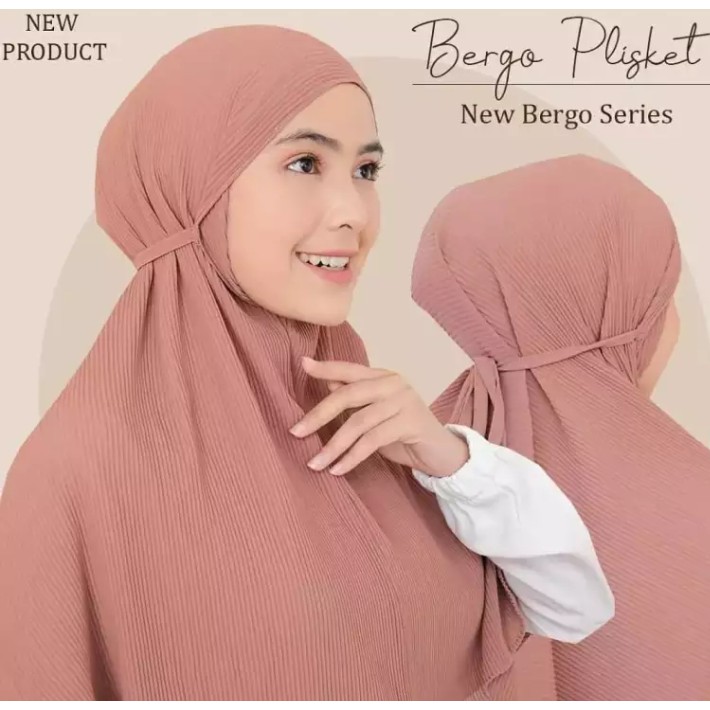 HIJAB INSTANT BERGO PLISKET LIDI/ KERUNDUNG INSTANT BERGO PLISKET TERKEREN, TERBARU DAN TERHITS 2021