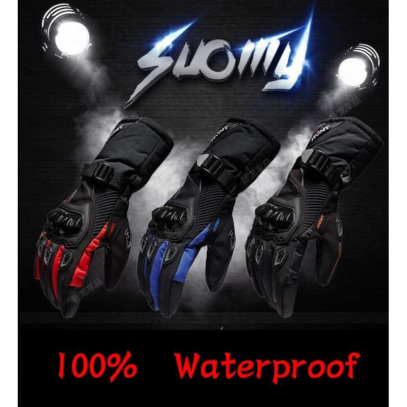 Paling Dicari ! Suomy Sarung Tangan Motor Waterproof Windproof Touch Screen Cloves