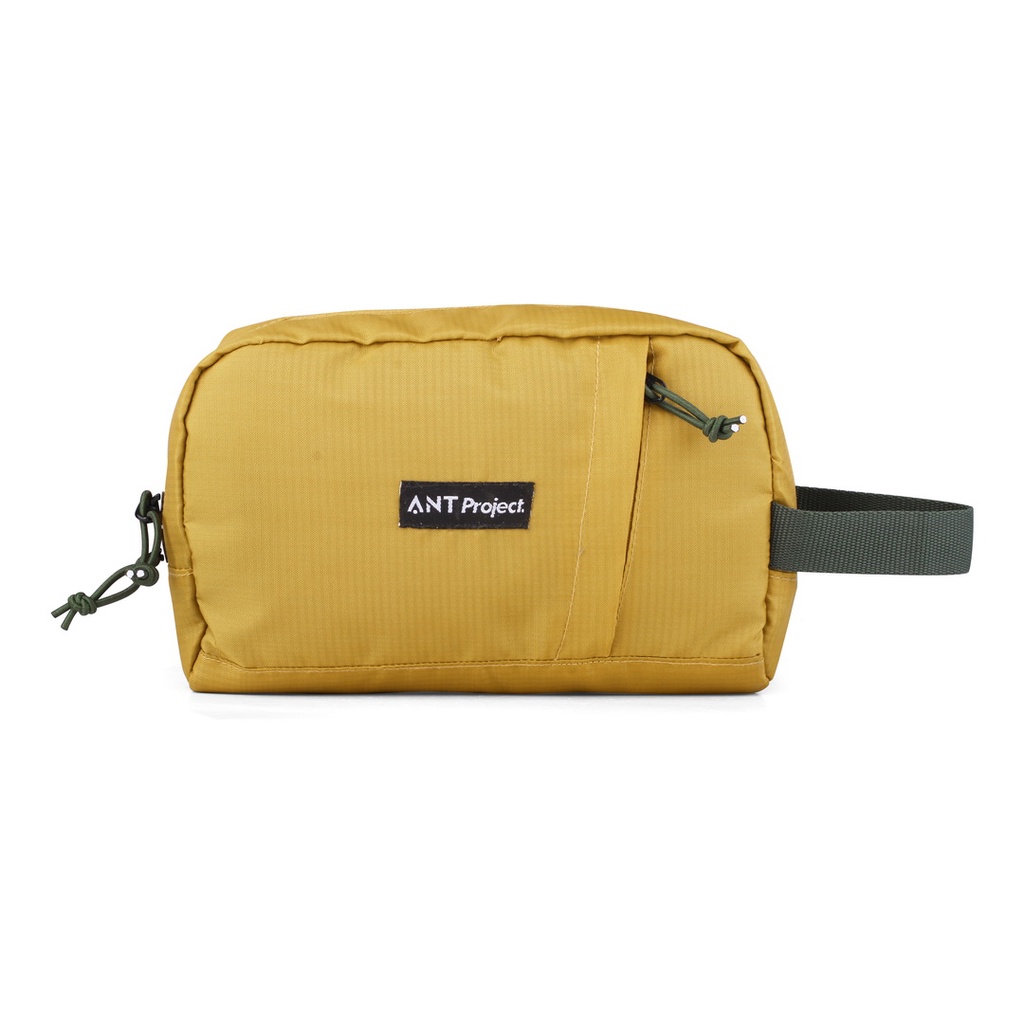 ANT PROJECT - Pouch Roaster Travel Organizer - Doppkit - Yellow Dark - Clucth